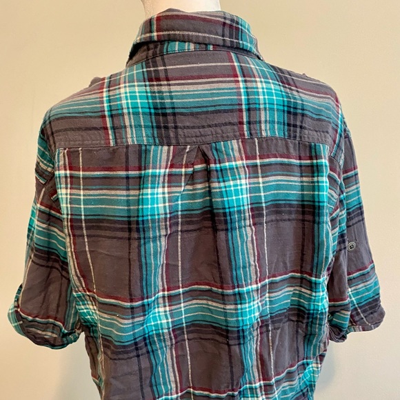 Women’s cropped flannel M - Picture 4 of 5